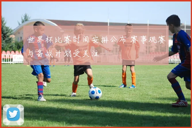 世界杯比赛时间安排公布 赛事观赛与备战计划受关注