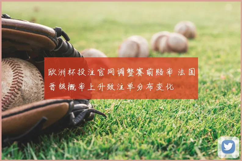 欧洲杯投注官网调整赛前赔率 法国晋级概率上升致注单分布变化